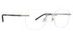 Totally Rimless Eyeglasses Traveler 381 GUNMETAL/GUN