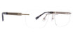 Totally Rimless Eyeglasses Analog 382 GUNMETAL/GUN