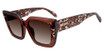 Just Cavalli Eyeglasses SJC099V Shiny Transp. Brown 09X8