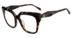 Just Cavalli Eyeglasses VJC121 Shiny Dark Havana 09XK