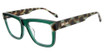 Just Cavalli Eyeglasses VJC114V Shiny Transp. Green 0998