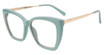 DIFF Eyeglasses VDFBCK4 Steel Teal 0TEA
