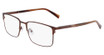 Marchon NYC Eyeglasses M-2030 MATTE BROWN/201