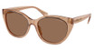 Ralph Eyeglasses RA5324U SHINY TRANSPARENT BROWN/582673