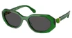 SWAROVSKI Eyeglasses SK6028 TRANSPARENT GREEN/106487