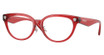 Versace Eyeglasses VE3370D RED TRANSPARENT/5495