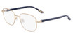 Nike Eyeglasses NIKE 8400 SATIN GOLD/ARMORY NAVY/717