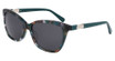 Nine West Eyeglasses NW667S EMERALD/SMOKE HORN/318