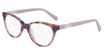 Nine West Eyeglasses NW5235 PURPLE/SMOKE HORN/526