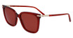 Ferragamo Eyeglasses SF2037S TRANSPARENT RED/616