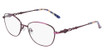 Marchon NYC Eyeglasses TRES JOLIE 208 PLUM/504