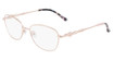 Marchon NYC Eyeglasses TRES JOLIE 208 ROSE GOLD/770