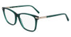 Ferragamo Eyeglasses SF3013 TRANSPARENT GREEN/317