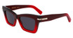 Ferragamo Eyeglasses SF2031S GRADIENT DARK RED TRANSPARENT/615