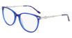 Marchon NYC Eyeglasses TRES JOLIE 209 BLUE CRYSTAL/407