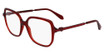 Ferragamo Eyeglasses SF3012 TRANSPARENT RUST/224