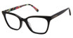 Isaac Mizrahi New York Eyeglasses IM 30093 Black/BK