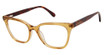Isaac Mizrahi New York Eyeglasses IM 30093 Light Brown/LB