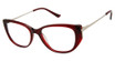 Isaac Mizrahi New York Eyeglasses IM 30094 Red/RE