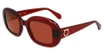 Ferragamo Eyeglasses SF2038SE TRANSPARENT RUST/224