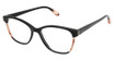 FYSH Eyeglasses FYSH 3755 BLACK PETAL SHIMMER/S400