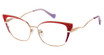 BETSEY JOHNSON Eyeglasses SELF MADE Red/RED