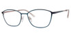 Adensco Eyeglasses AD 259 MTT BLUE M/0FLL