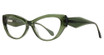 Serafina Eyewear Eyeglasses Harper Green