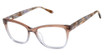 Lulu Guinness Eyeglasses L958 brown/lilac/BRN
