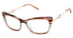 Lulu Guinness Eyeglasses L251 brown/BRN
