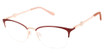 Lulu Guinness Eyeglasses L255 burgundy/BUR