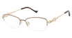 Tura Eyeglasses TE293 brown/gold/BRN