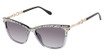 Lulu Guinness Eyeglasses L195 silver/grey/SIL