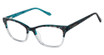 Lulu Guinness Eyeglasses L959 teal/grey/TEA