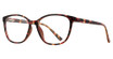 Affordable Designs Eyeglasses Charlotte Demi Burgundy