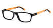 Nano Eyeglasses GLOW CREW 3.0 BLACK ORANGE/12