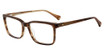 John Varvatos Eyeglasses VJVC021 Brown Horn 0BRH John Varvatos Eyeglasses VJVC021 Brown Horn 0BRH