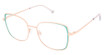 OTP Eyeglasses OTP-206 AQUA ROSE GOLD/S204
