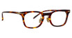 Linda Farrow Eyeglasses LF90LB HAWKIN DARK T-SHELL/ LIGHT GOLD/002