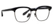 Linda Farrow Eyeglasses LFL1518 DARIN BLACK/ MATT NICKEL/ OPTICAL/006