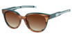 Champion Eyeglasses RUBY BROWN/TEAL/C02