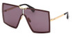 MaxMara Eyeglasses MM0117 shiny deep gold / smoke/30A