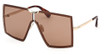MaxMara Eyeglasses MM0117 gold / brown/32E