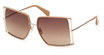 MaxMara Eyeglasses MM0120 light brown/other / gradient brown/47F