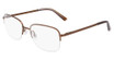 Genesis Eyeglasses G4067 BROWN/210