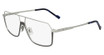Zeiss Eyeglasses ZS24157LP SATIN SILVER/MATTE BLUE/048