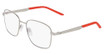 Nike Eyeglasses NIKE TRAVELER FLOW BL IB3677X SATIN SILVR/PICANTE /BLU LIGHT/054