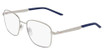 Nike Eyeglasses NIKE TRAVELER FLOW BL IB3677X SATIN SILVER / BLUE LIGHT/031