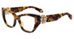 Roberto Cavalli Eyeglasses VRC075M Brown/Honey Havana 0777