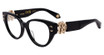 Roberto Cavalli Eyeglasses VRC076M Shiny Black 0700